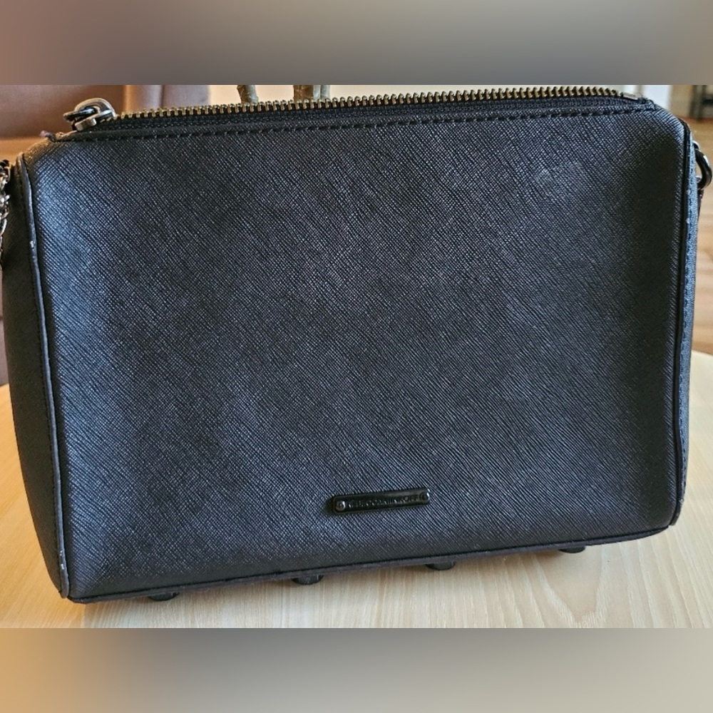 Rebecca Minkoff Crossbody Chain-Link Leather Bag